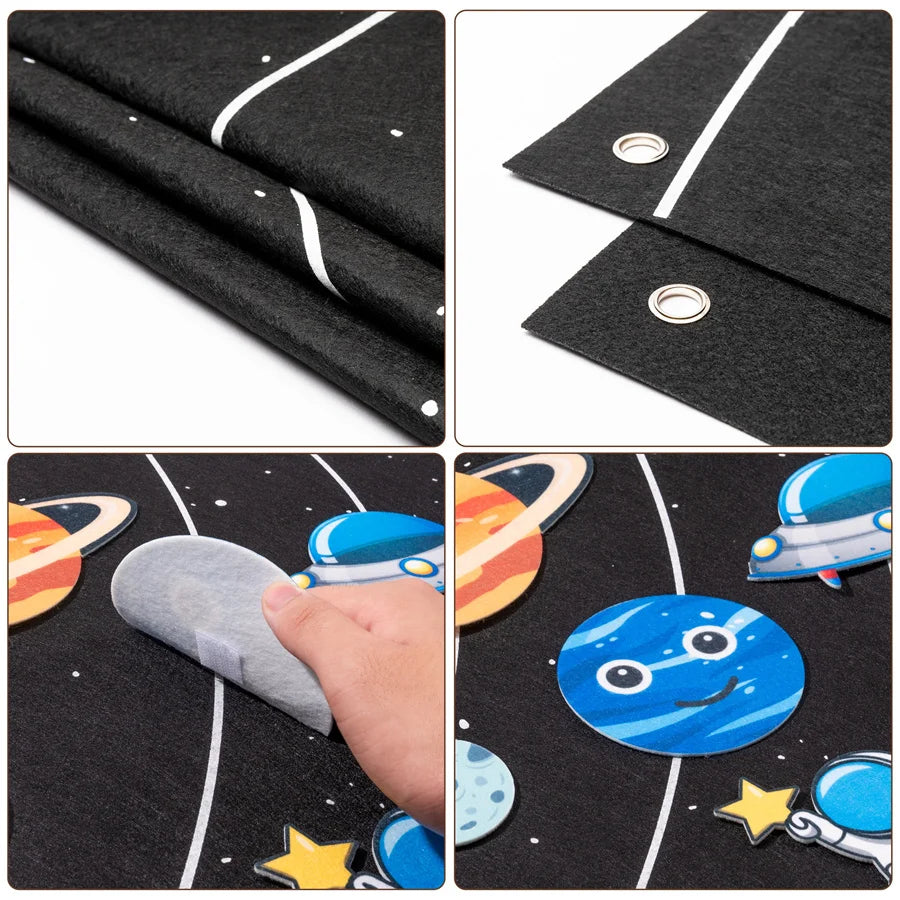 Farm Animals Felt Story Busy Board Set for Toddlers and Preschoolers Interactive Farmhouse Themed Early Learning Play