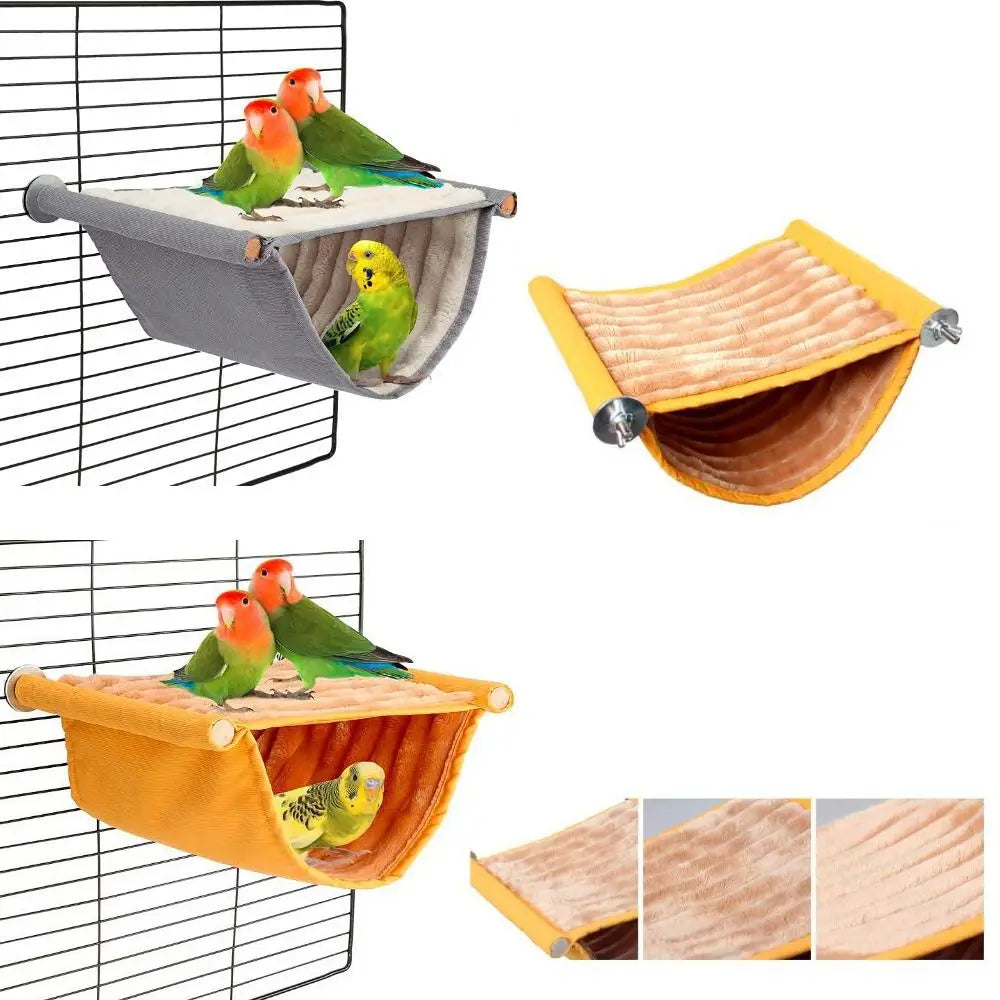 Parrot Nest Fashion Pet Bird Parrot Cages Removable Washable Warm Hammock Warmer Hanging Cave Sleeping Hatching