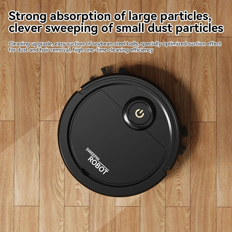 Fully Automatic Intelligent Sweeping Robot with Suction and Mopping Functions for Effortless Home Cleaning
