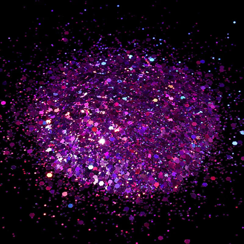 10g Holographic Hexagon Chunky Glitter for Epoxy Resin Art