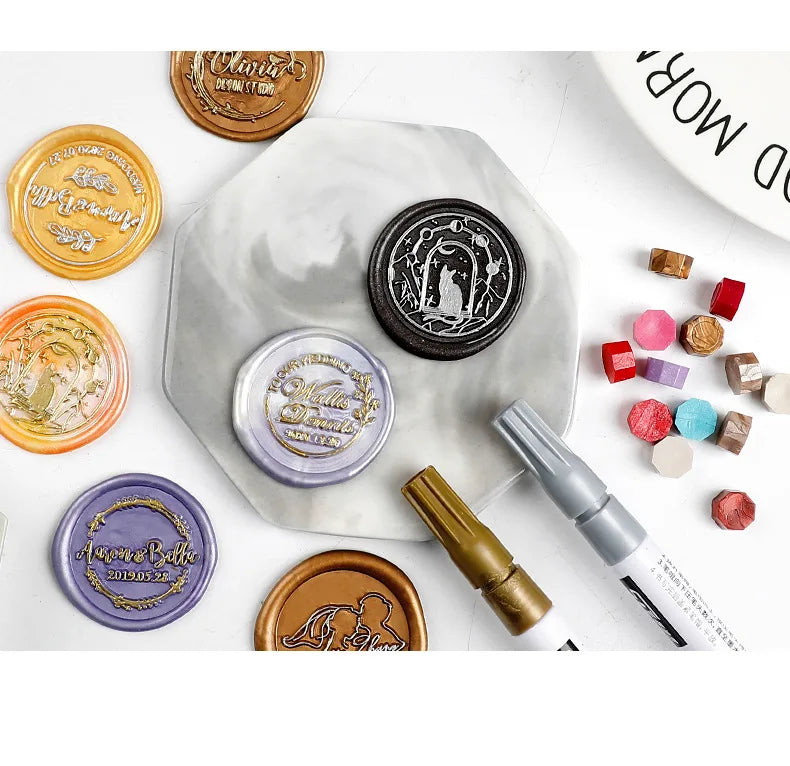 100Pcs Color Sealing Multicolor Wax Seal Beads for DIY Wedding Invitations and Gift Wrapping