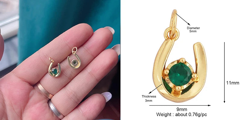 Sweet Colorful Sun Rose Flower Charm Pendant 18K Gold Necklace