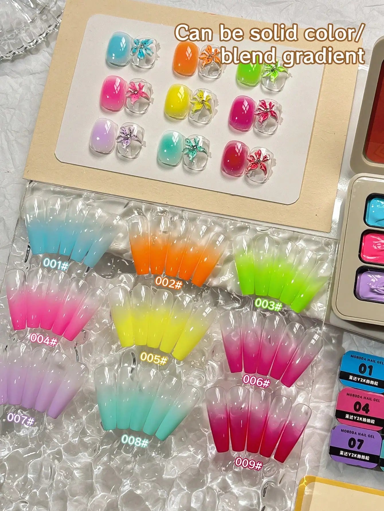 9 Colors Y2K Series Soak Off UV Gel Nail Polish Long Lasting Patting Gel for Nail Salons and DIY Manicures