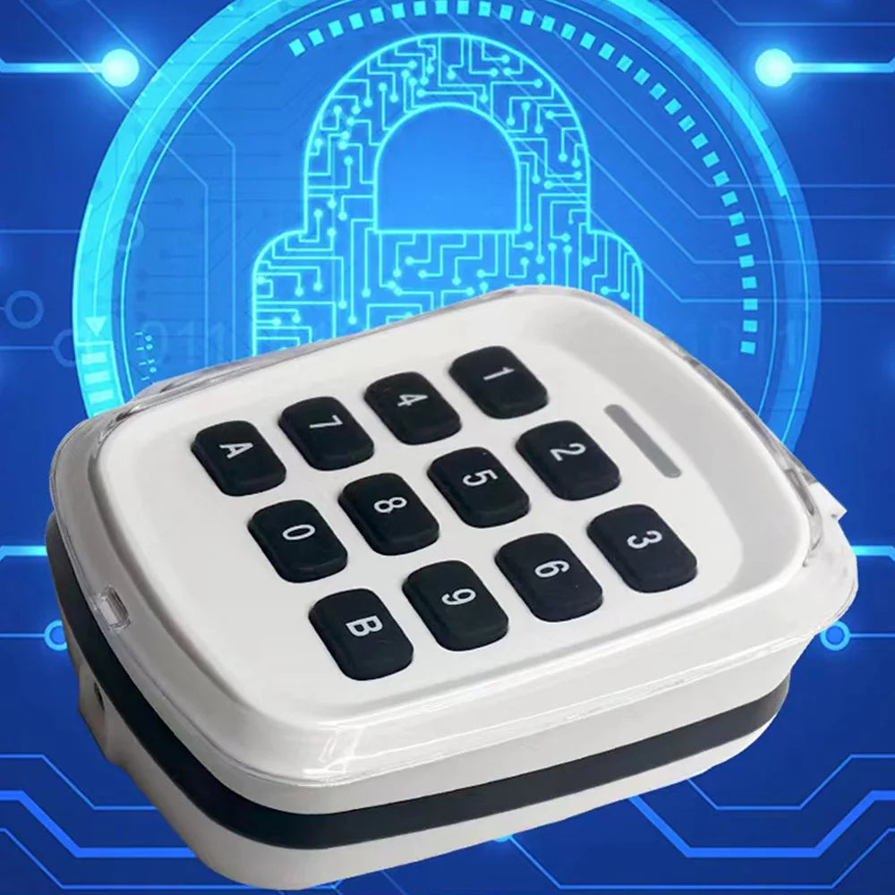 Multi-Frequency 280-868MHz Wireless Keypad Remote Control for Garage Door Opener