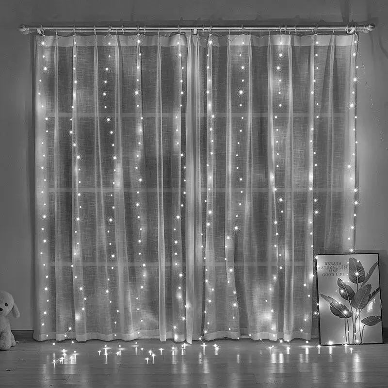 1pc USB LED Curtain Lights Fairy Light for Bedroom Decoration