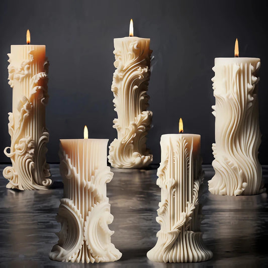 European Style Cylindrical Aromatherapy Candle Mold DIY Tool