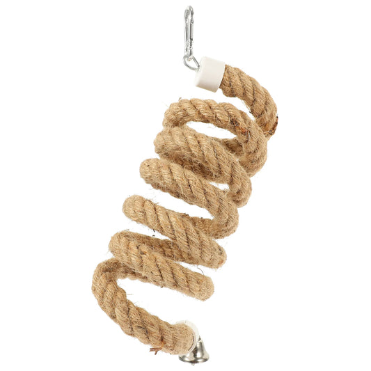 2M Durable Cotton Climbing Rope Toy Bird Rope Perch Parrot Swing Stand Rope Perches For Cages Pet Accessories Hanging Bird Toy