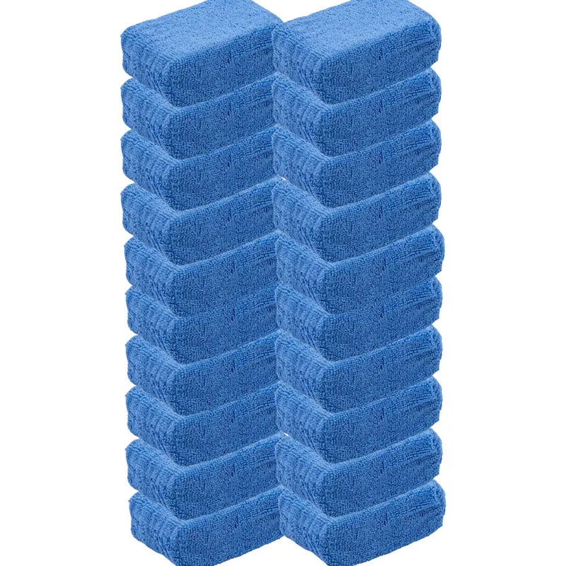 Car Wax Applicator Pads Set of 20 Microfiber Polishing Sponges Soft Foam for Auto Detailing and Paint Care