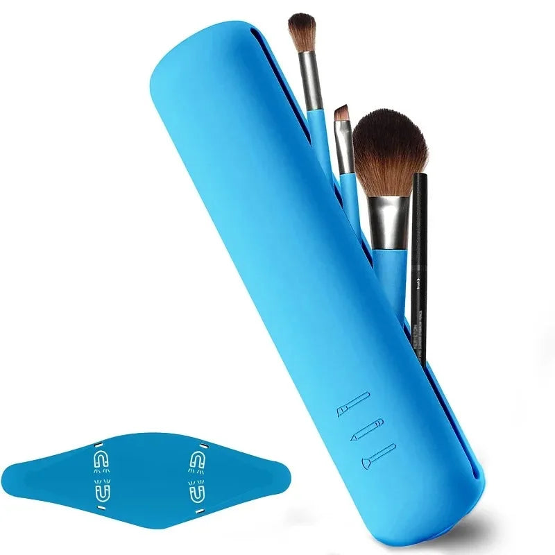 Makeup Bag Makeup Brush Pouch Cosmetic Organizer Travel Holder Storage Brush Case Brush Makeup Bag Pouch Silicon Makeup Bag