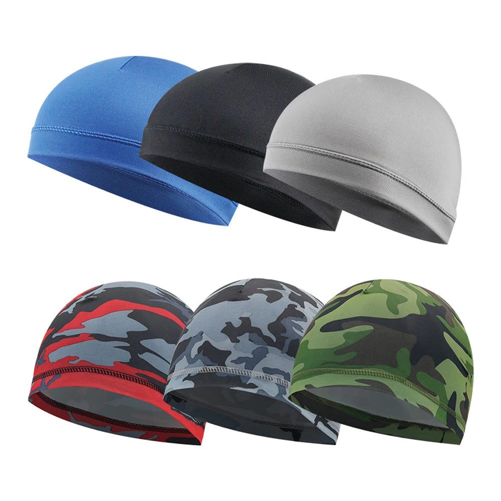 1Pcs Skull Cap Helmet Liner Running Beanie for Thermal Retention and Moisture Wicking