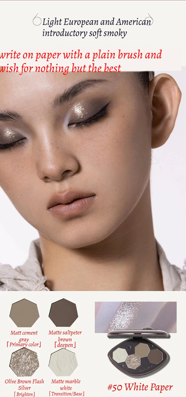 Girlcult Vegan 4 Color Eyeshadow Palette Shimmer Matte Chameleon Makeup for Halloween and Everyday Looks