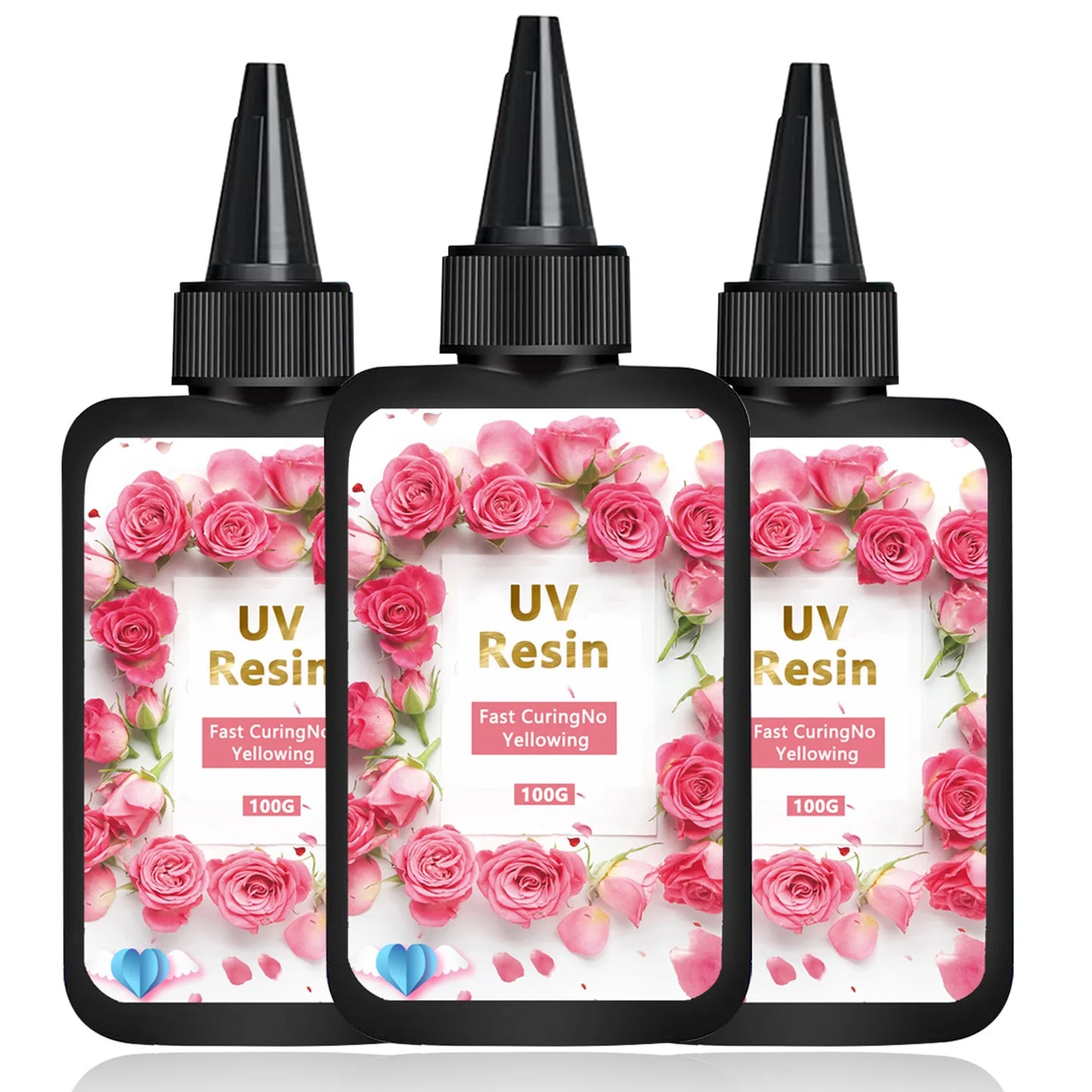 Crystal Clear UV Resin Hard Glue for Jewelry Making Ultraviolet Curing Epoxy Silicone Mold Tool