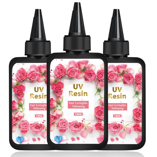 Crystal Clear UV Resin Hard Glue for Jewelry Making Ultraviolet Curing Epoxy Silicone Mold Tool