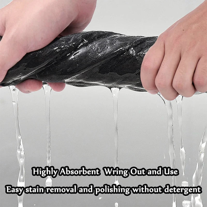 Thickened Microfiber Cleaning Cloths for Streak-Free Car Window and Glass Cleaning Reusable Household Towels