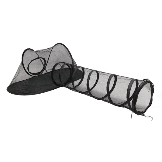 Outdoor Pet Tent with Tunnel Oxford Mesh Cloth Breathable Collapsible Large Space Portable Pet Outdoor Play Tent for Dogs Cats