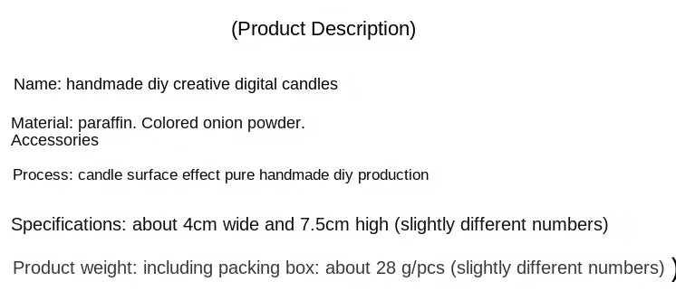 DIY Digital Birthday Wax Planet Universe Cake Candles