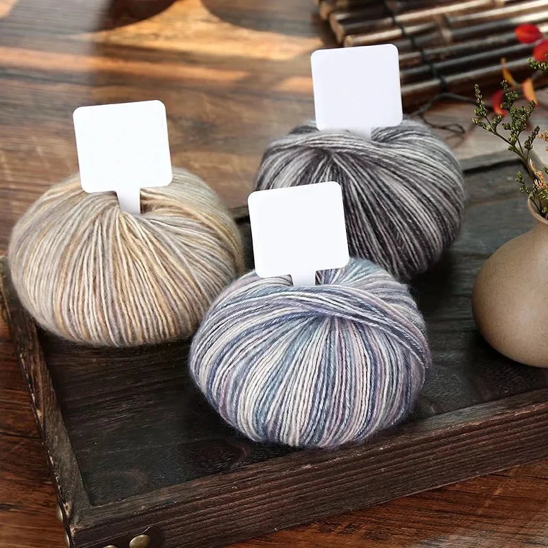 50g/Ball Combed Cotton Gradient Yarn for Soft DIY Knitting