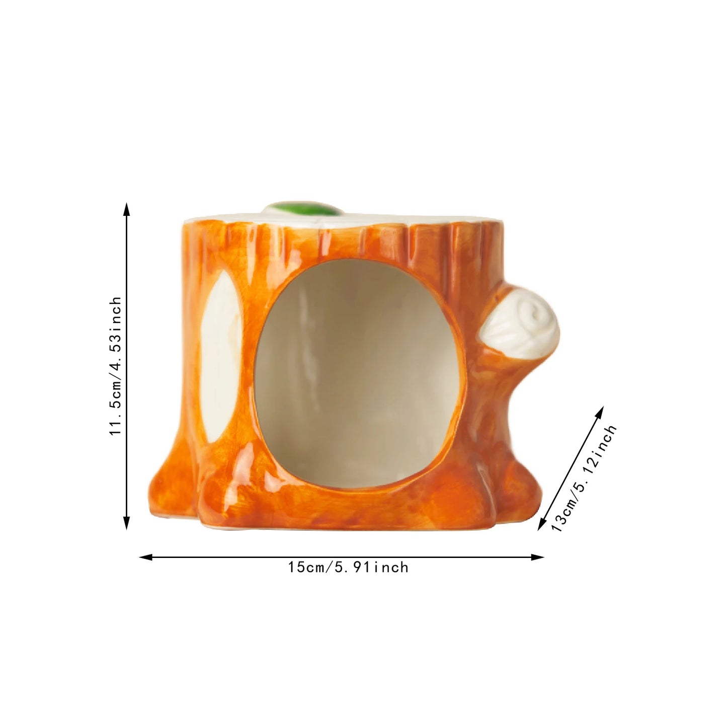 Ceramic Hamster House Indoor Hamster Hideout For Squirrels Hedgehog Chipmunk Summer Heat Dissipation Nest Cooling Hut Nest