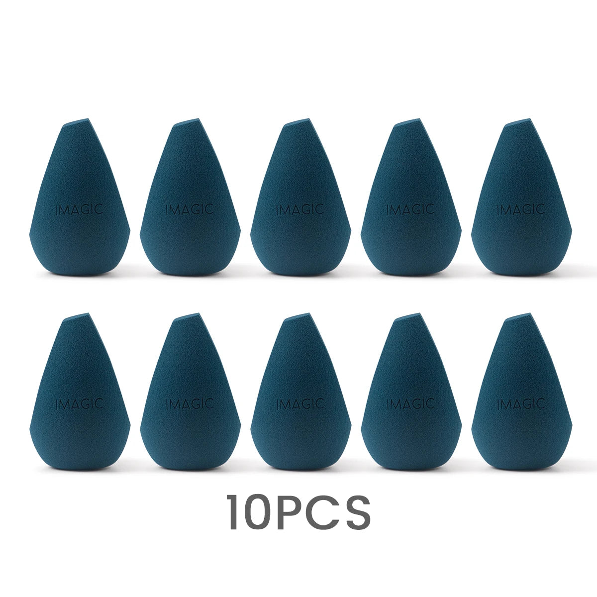IMAGIC Professional Makeup Sponge Set 10 Pcs Ultra-Soft Wet and Dry Beauty Blender Puff for Flawless Application