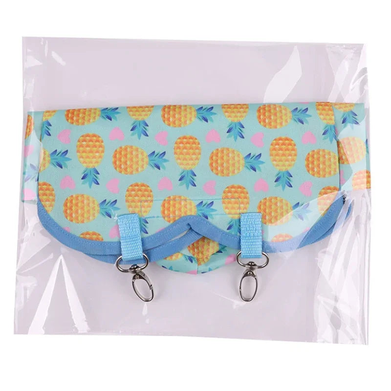 Bunny Hay Bag Guinea Pig Hay Bag Rabbit Feeder Bunny Feeders With 2 Metal Buckles Portable Hay Storage Bag For Small