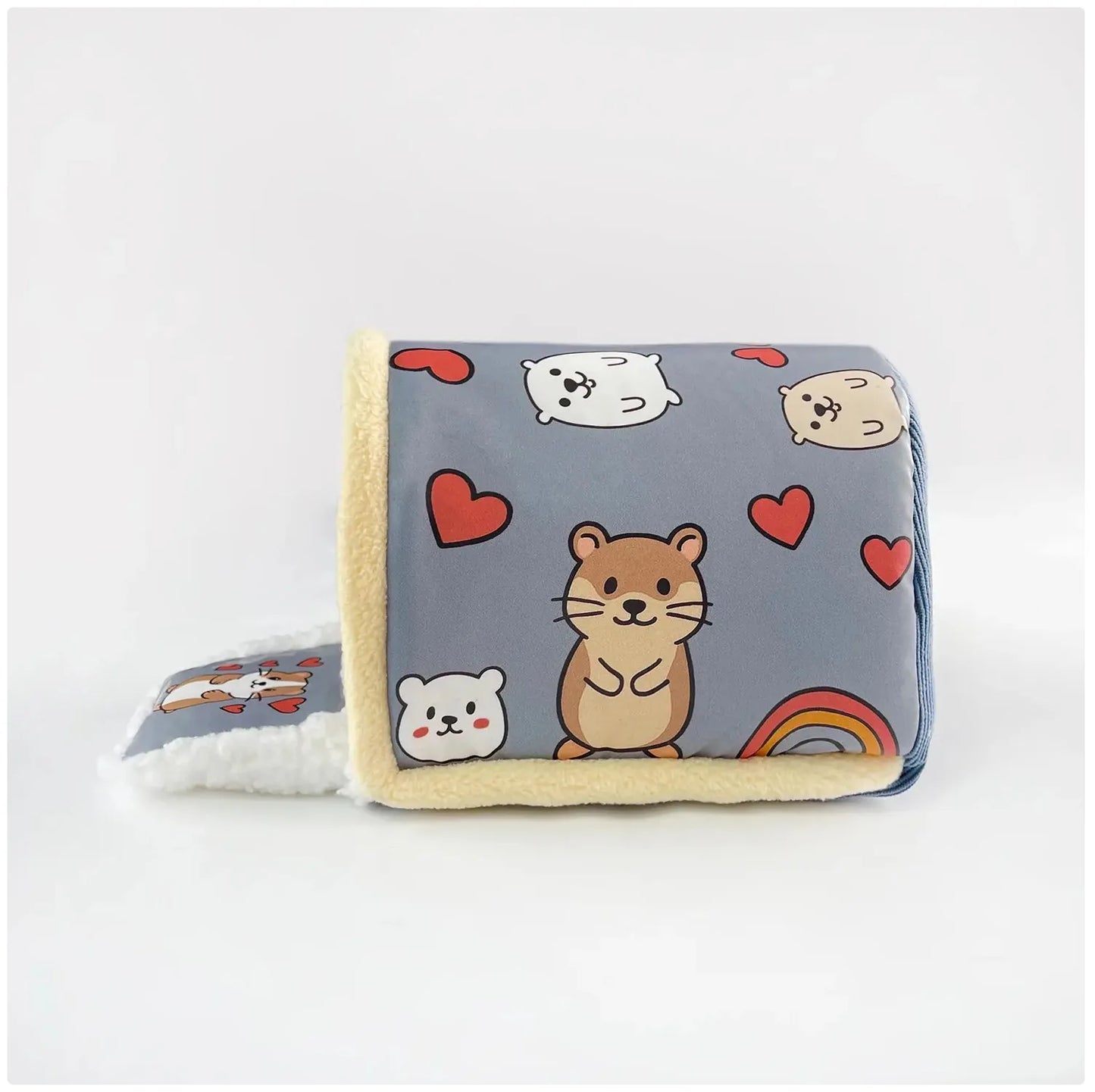 New Style Pet Cotton Nest Winter Insulated House Hamster Nest Golden Thread Bear Flower Branch Rat Add Cotton Warm Nest Little