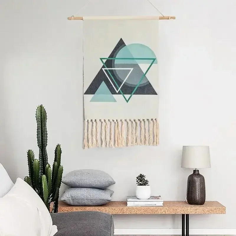Macrame Wall Hanging Tapestry Nordic Cotton Tassel Boho Decor