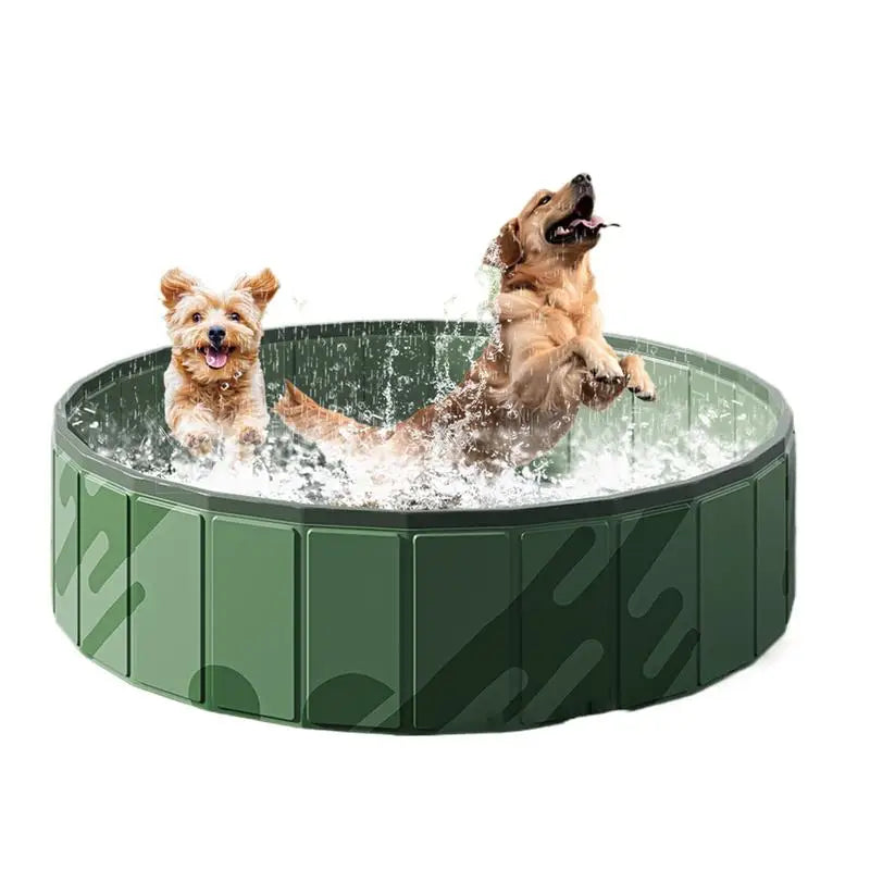 Foldable Dog Bath Swimming Pool Cat Bathing Tub Pool Toy Water Interactive Cat Toys Pet Indoor Outdoor Cleaning Water Basin