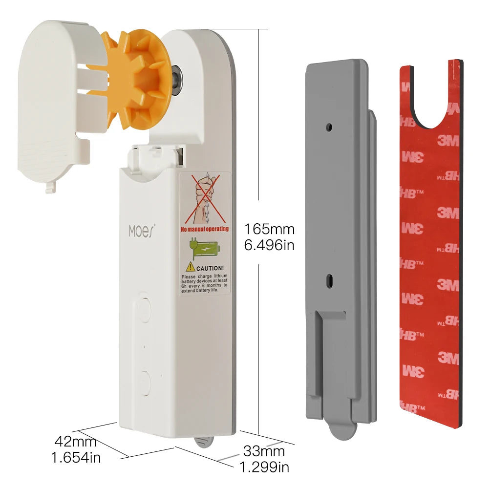 Motor de accionamiento para persianas enrollables motorizadas ZigBee Smart DIY con aplicación Tuya Smart Life, Alexa y Google Home, control por voz