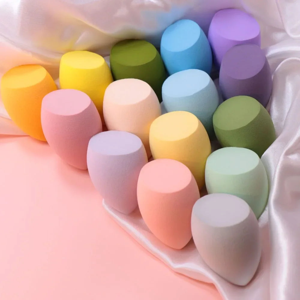 4pc/8pc Soft Makeup Sponge Set for Dry Wet Dual Use Beauty Tool
