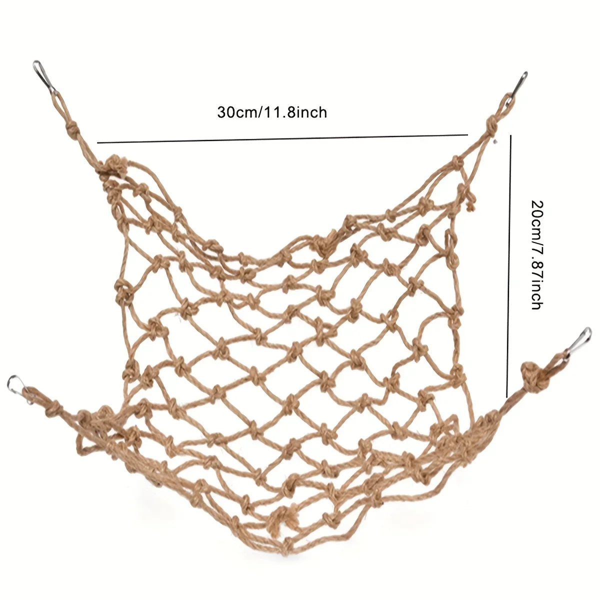 Parrot Swing Rope Birds Hanging Climbing Net wiith Hook Hammock Birds Stand Ladder Birds Chewing Playing Gym Hamster rabbit Toys