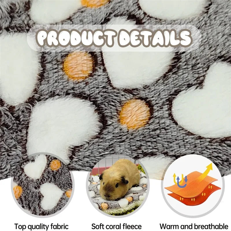 Small Animal Guinea Pig Hamster Bed House Winter Warm Squirrel Hedgehog rabbit Chinchilla Bed mat House Nest Hamster Accessories