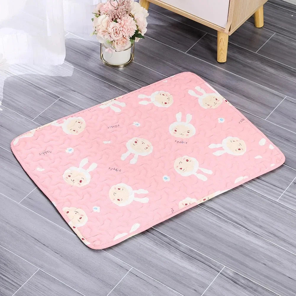 Pet Summer Mat Cooling Ice Blanket Mat Moisture Proof Dog Floor Sofa Cushion Skin Friendly Cat Sleeping Breathable Pet Bed Mat