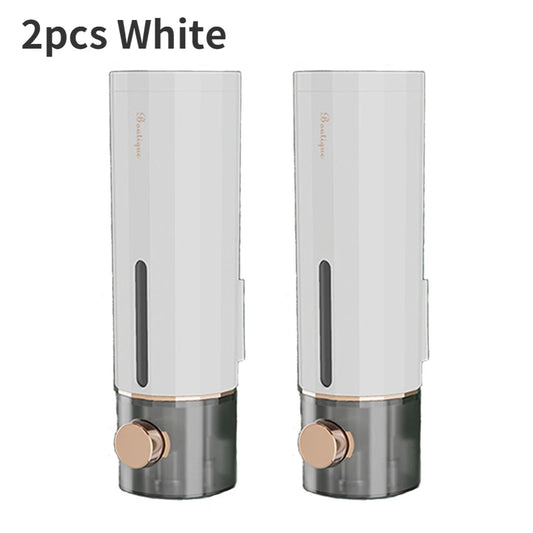 Manual Wall Mounted Soap Dispenser for Bathroom and Hotel Use - Versatile Hand Soap and Shower Gel Dispenser