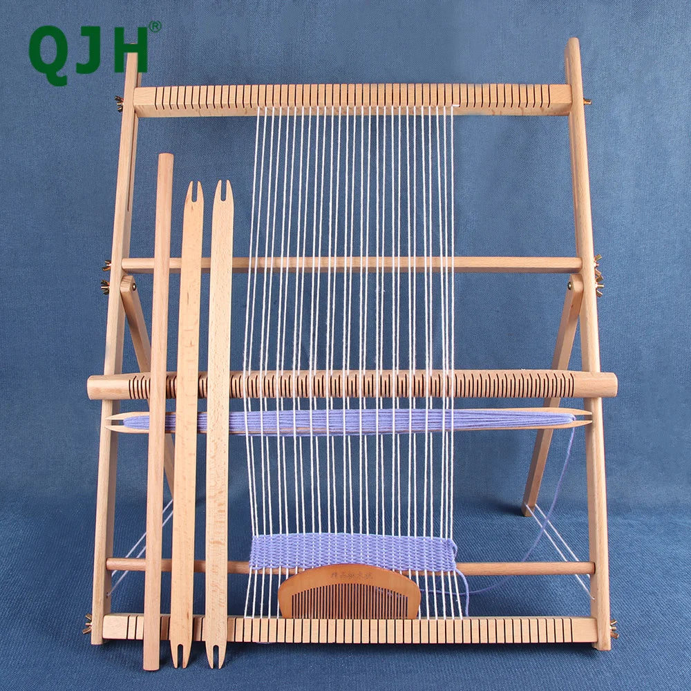 Wooden DIY Weaving and Knitting Loom Machine for Tapestries Tassels and Carpets