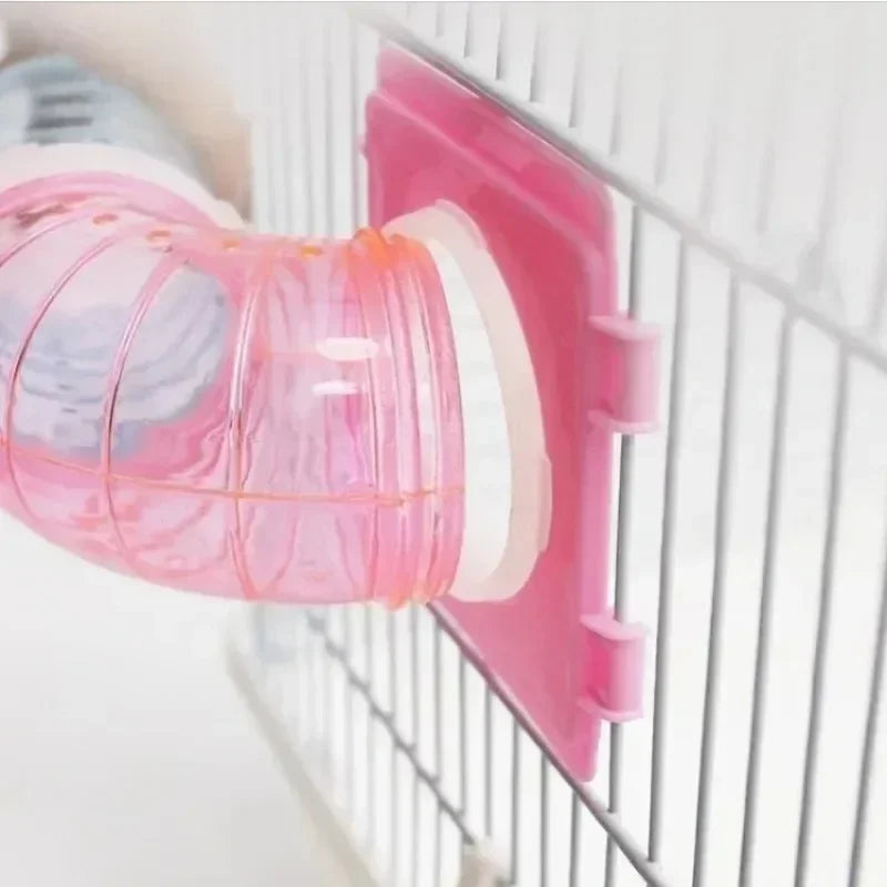 5.5cm Diam Hamster Toy Maze DIY Remodeled Cage External Tubes Tunnel Set Sports U Pipe Hamster Accessories Pipeline Supplies