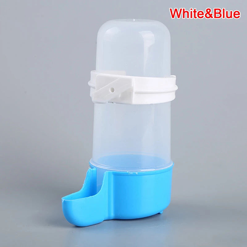 1X High Quality 1Pc Bird Feeder Plastic Food Water Feeding Automatic Drinker Parrot Pet Dispenser Drinking Cup Bowls Parrot Cage
