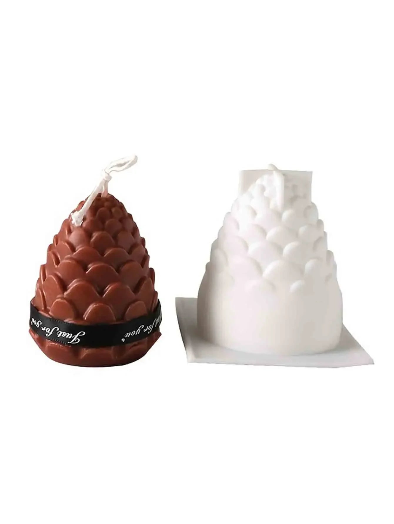 3D Pine Cones Silicone Mold for DIY Candle Making