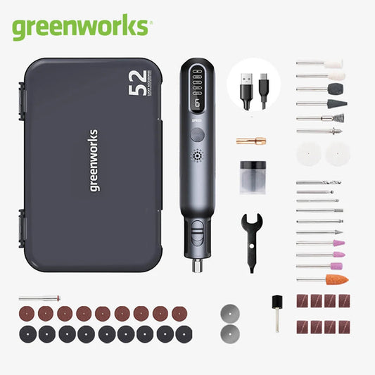 Greenworks 8V Mini Grinder 80W Cordless Variable Speed Tool