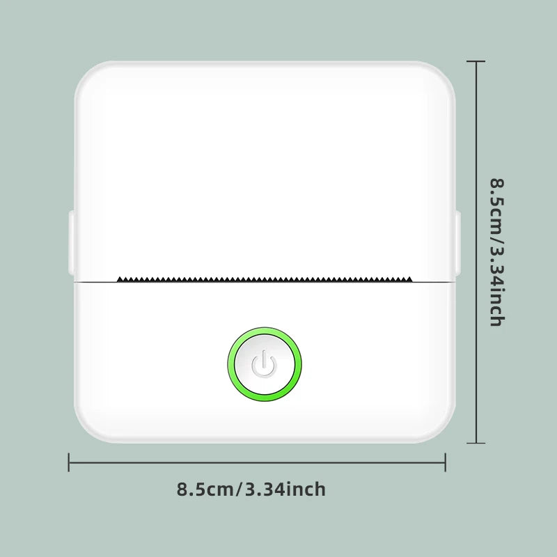 Mini impresora térmica portátil de etiquetas HD Impresora Bluetooth Endurance para estudiantes Error Título Nota Bolsillo incorrecto Impresión sin tinta