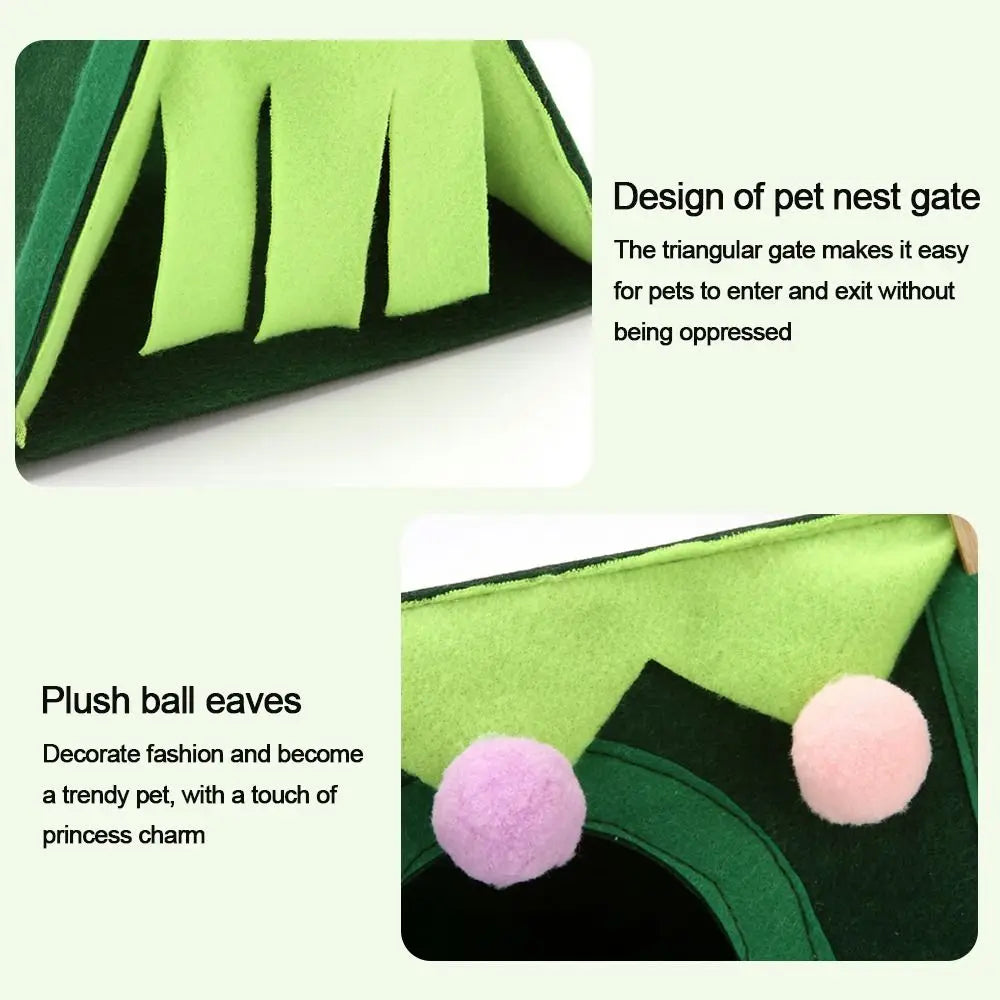 Small Pet Nest Felt Tent Rabbit Nest Hamster House Hamster Cage Large Guinea Pig Cage Guinea Pig Small Animal Bed Accessories