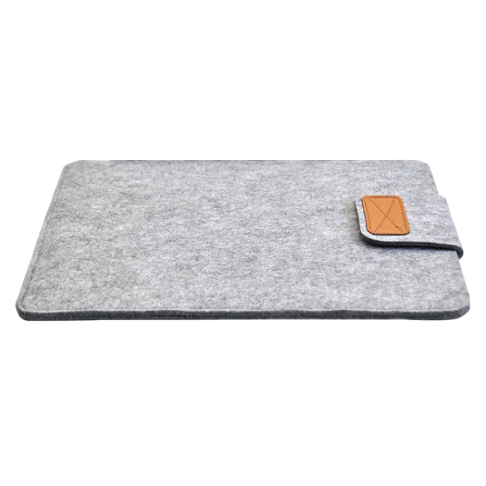 Funda de fieltro delgada para tableta, funda protectora para MacBook Air Pro de 11, 13 y 15 pulgadas, bolsa de almacenamiento para tableta de color sólido