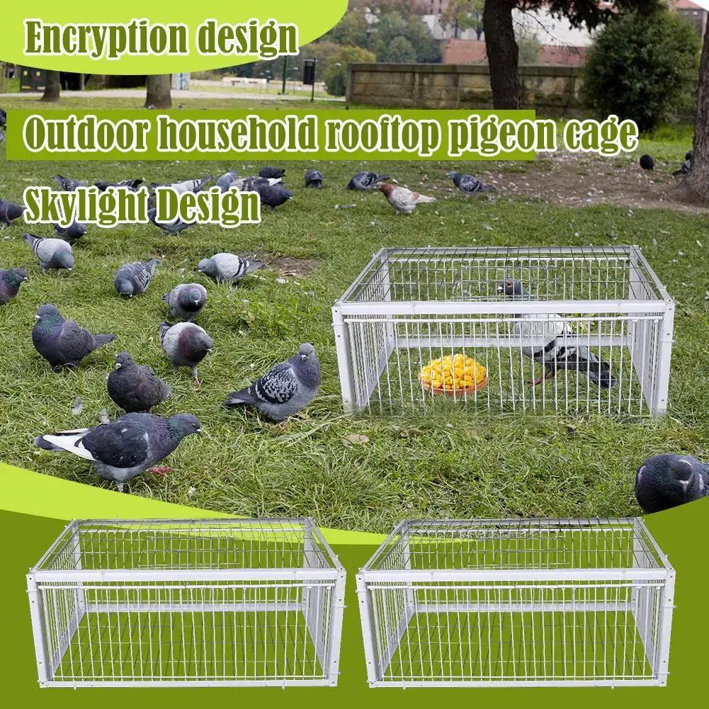 Auto Trap Bird Cage Rabbit Cage Mouse Cage Entry Only No Exit Thickened Encrypted Automatic Pigeon Collecting Pigeon Bird Cage