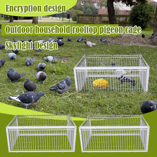 Auto Trap Bird Cage Rabbit Cage Mouse Cage Entry Only No Exit Thickened Encrypted Automatic Pigeon Collecting Pigeon Bird Cage