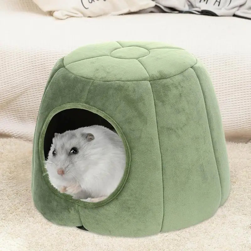 Covered Cat Bed Semi-Closed Pet Tent House Small Dog Puppy Sleeping Beds With Removable Washable Pillow Cushion Pad