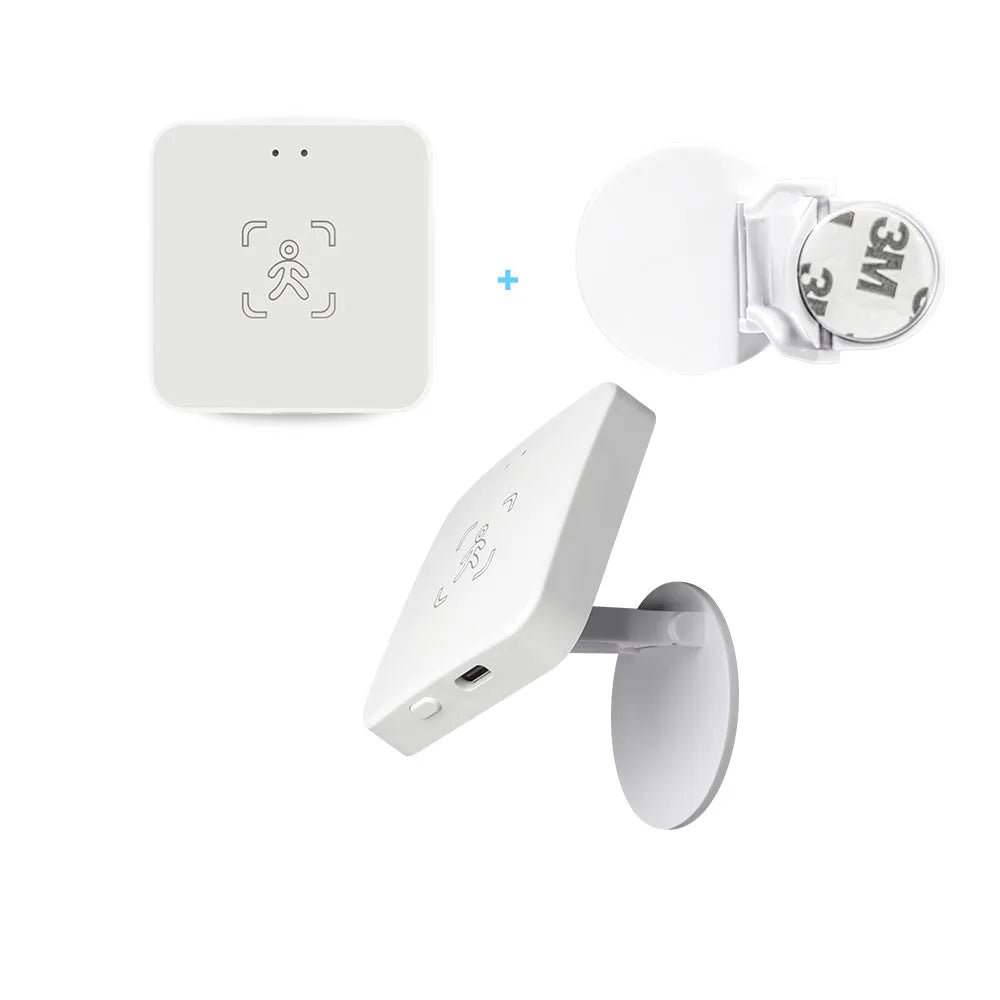 Sensor de presencia humana inteligente WiFi/Zigbee, detección de luminancia/distancia, automatización del hogar Tuya Smart Life, para Z2M Alexa, Google