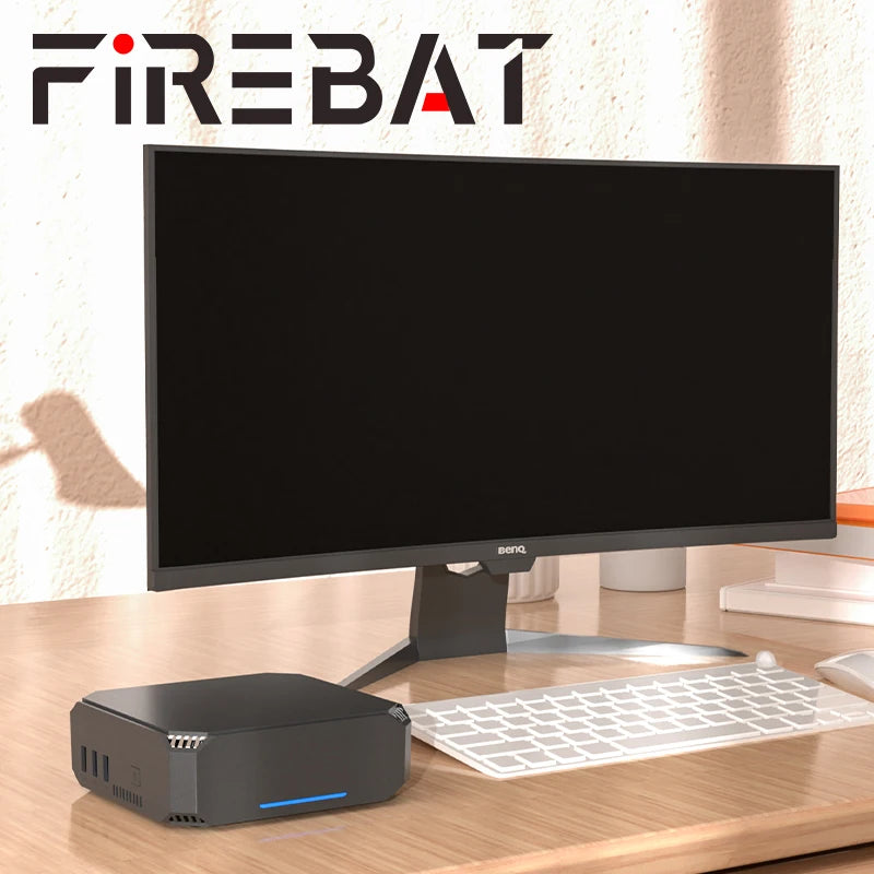 Mini PC FIREBAT AK2 PLUS Intel N100 de doble banda WiFi5 BT4.2 16 GB 512 GB Computadora de escritorio para juegos Mini PC Gamer