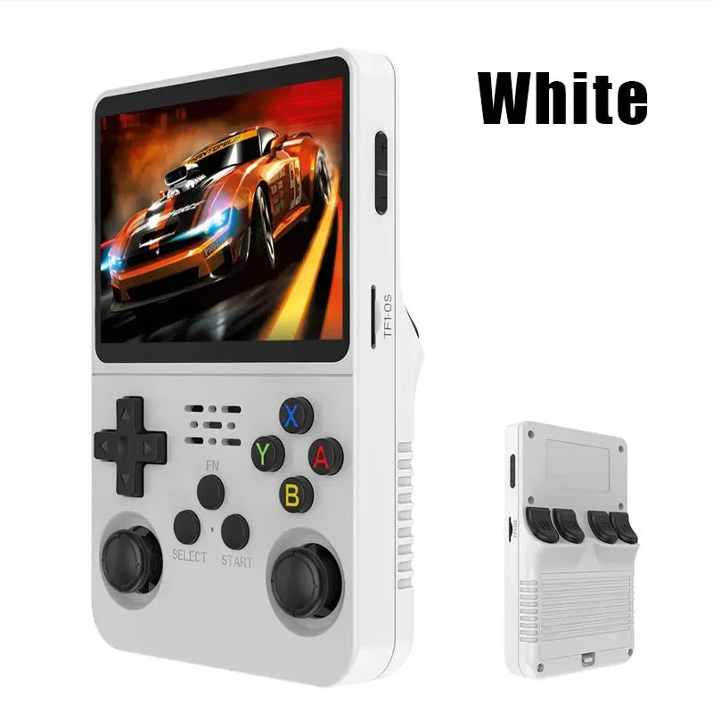 128GB R36S Retro Handheld Video Game Console 3.5Inch IPS Screen Player Kid Portable Pocket Video Player Games Arkos System