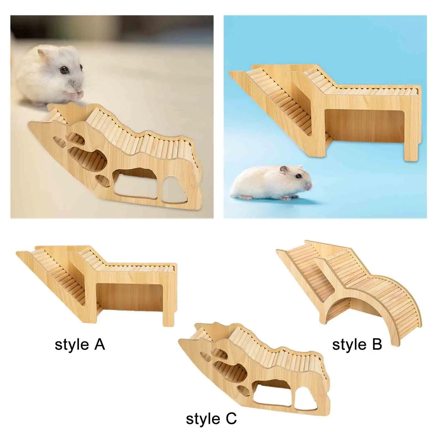 Cage Accessories Chew Cage Toy Exploring Toy Wooden Hamster House for Chinchilla Rat Hamster Dwarf Mice Gerbils Small Pets