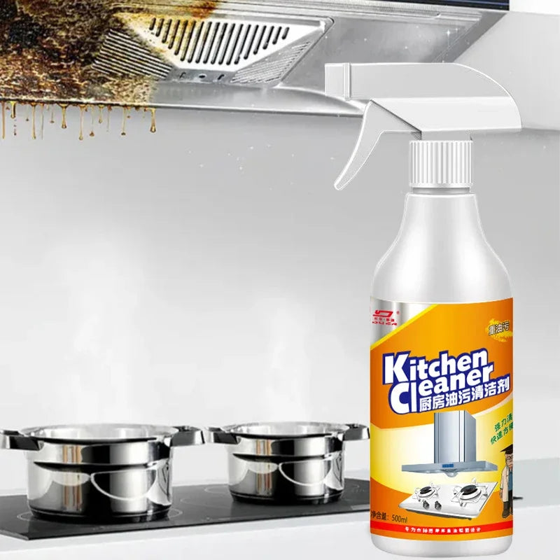 Heavy Oil Cleaner Kitchen Degreaser Powerful Stain Remover for Grills Ovens and Cooktops