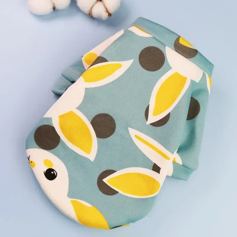 Small Dog Hoodie Coat Winter Warm Pet Clothes for Bulldog Chihuahua Shih Tzu Sweatshirt Puppy Cat Pullover Dogs